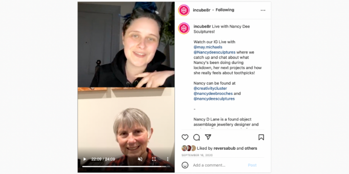 Instagram Live with Incube8r Gallery
